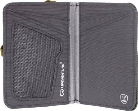 Lifeventure RFID Card Wallet, Recycled, Olive