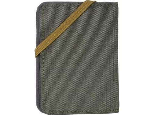 Lifeventure RFID Card Wallet, Recycled, Olive