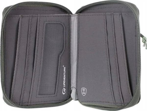 Lifeventure RFID Bi-Fold Wallet, Recycled, Olive