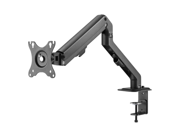 Universal skrivebordsophæng til skærm Maclean, gasfjeder 17"-27" 7kg, VESA 75x75,100x100, MC-906