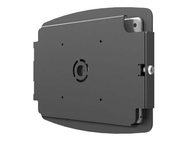 Compulocks iPad 10.2" Space Enclosure Wall Mount - Innhegning - for nettbrett - låsbar - høyverdig aluminium - svart - skjermstørrelse: 10.2" - monte