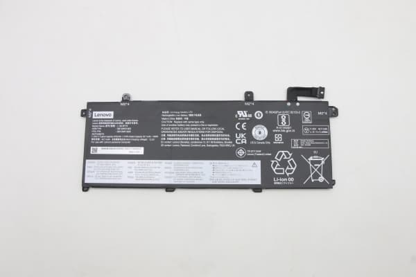 LG Chem L18L3P73 - Kannettavan tietokoneen akku - Litiumioni - 3-kennoinen - 4372 mAh - 51 Wh - FRU - ThinkPad L13 Yoga Gen 3:lle; P14s Gen 1; P14s G