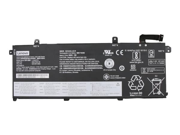 LG Chem L18L3P73 - Kannettavan tietokoneen akku - Litiumioni - 3-kennoinen - 4372 mAh - 51 Wh - FRU - ThinkPad L13 Yoga Gen 3:lle; P14s Gen 1; P14s G