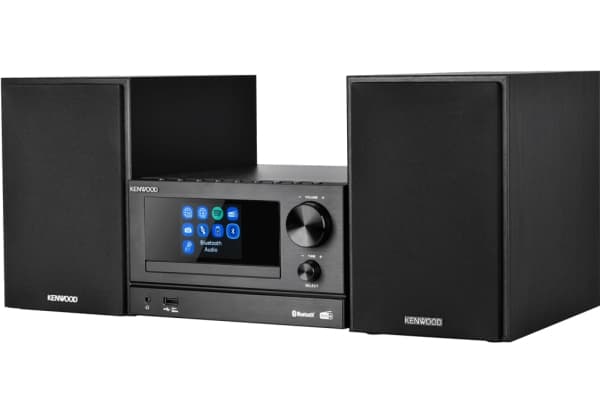 Kenwood M-7000S, Kodin miniaudiojärjestelmä, Musta, 1 levyt, 30 W, 2-suuntainen, 6 O