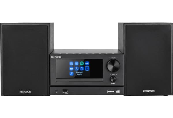 Kenwood M-7000S, Hemmaljud minisystem, Svart, 1 diskar, 30 W, 2-vägs, 6 O Svart