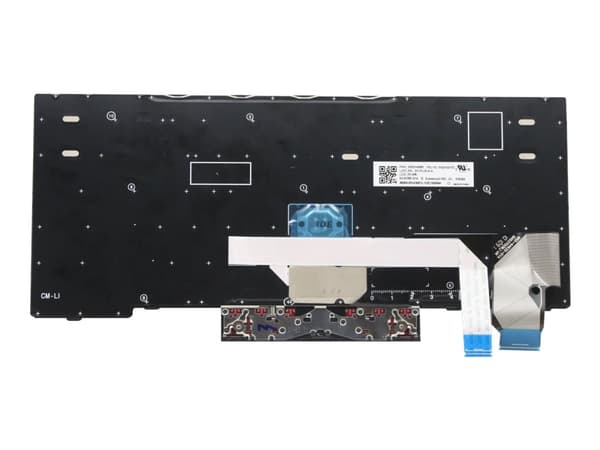 Lite-On - Ersättningstangentbord för bärbar dator - med Trackpoint, UltraNav - QWERTY - dansk - svart - för ThinkPad L13 Gen 2; L13 Yoga Gen 2; X13 G