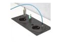 Miniatyrbilde 1 av 5: Kondator Twin - Powerdot - ramme - 2 moduler - sort