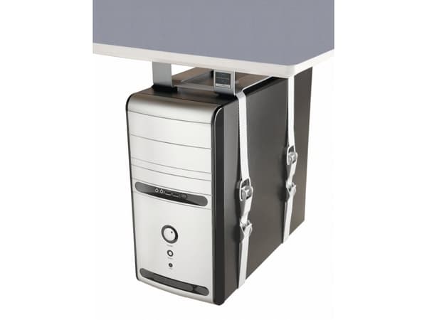 Kondator LiftFix, Pöydälle asennettava keskusyksikköteline, Hopea, 330 x 50 x 100 mm, 1,1 kg