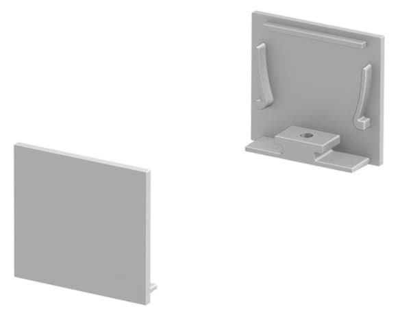 SLV 1000565, Endestykke, Aluminium, Aluminium, IP20, 35 mm, 10 mm