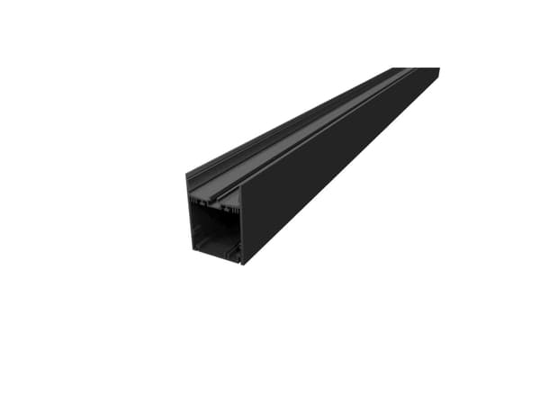 SLV GRAZIA 60, Skinnedeksel, Tak/Vegg, Sort, Aluminium, IP20, 1500 mm