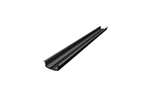 SLV GRAZIA 60, Profil, Innertak/vägg, Svart, Gjuten aluminium, IP20, 1500 mm