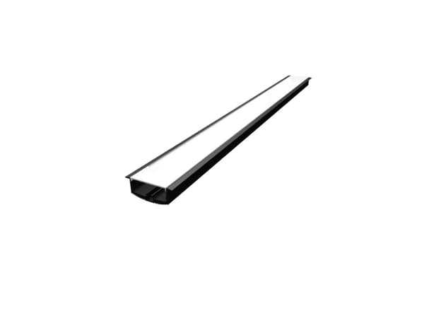 SLV GRAZIA 60, Profil, Innertak/vägg, Svart, Gjuten aluminium, IP20, 1500 mm