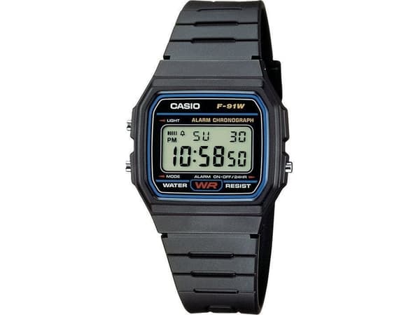 Casio klokke Casio klokke F-91W-1YER Retro Style universal