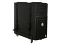 Miniatyrbilde 4 av 5: Techly ICA-CS 61, Bordmontert, Desktop, 20 kg, Sort, Vertikal, 4 hjul