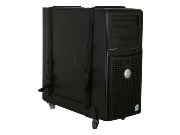 Techly ICA-CS 61, Bordmontert, Desktop, 20 kg, Sort, Vertikal, 4 hjul