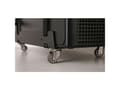 Miniatyrbilde 5 av 5: Techly ICA-CS 61, Bordmontert, Desktop, 20 kg, Sort, Vertikal, 4 hjul