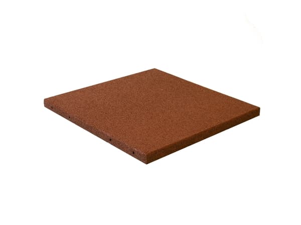 Gummiflise 50x50x3 cm rød NORDIC PLAY Active (810-167)