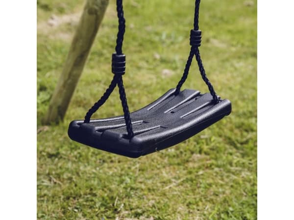 NORDIC PLAY gungstol, svart med svart rep (805-462)