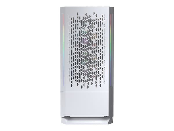 Cougar Case MX430 Air RGB, Midi Tower, PC, Valkoinen, ATX, mikro ATX, Mini-ITX, Pelaaminen, HDD, Teho