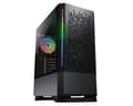Miniatyrbild 3 av 5: Cougar MX430 Air RGB - Tower - ATX - genomskinlig sidopanel (härdat glas) - ingen strömförsörjning - svart - USB/ljud