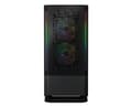 Miniatyrbild 2 av 5: Cougar MX430 Air RGB - Tower - ATX - genomskinlig sidopanel (härdat glas) - ingen strömförsörjning - svart - USB/ljud