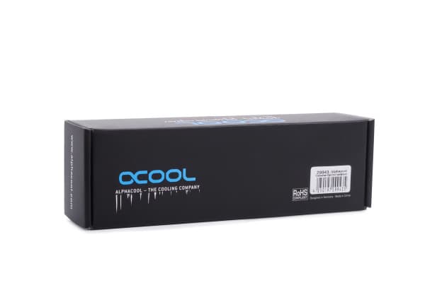 Alphacool 29943, Tilbehør til dekorasjon, Plast, Stål, Sort, 194 mm, 43 mm, 40 mm