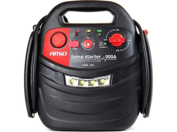 AMiO amio 4 in 1 hyppykäynnistin 12v 17ah 900a js01 js01