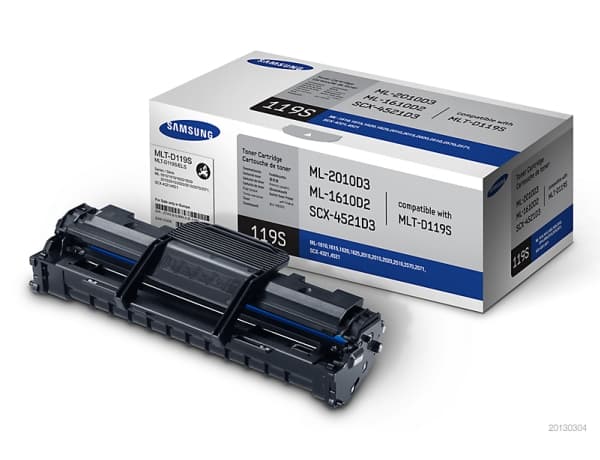 Samsung MLT-D119S - Svart - original - tonerpatron - for ML-1610, 1615, 1620, 1625, 2010, 2015, 2510, 2570, 2571; SCX-4321, 4521