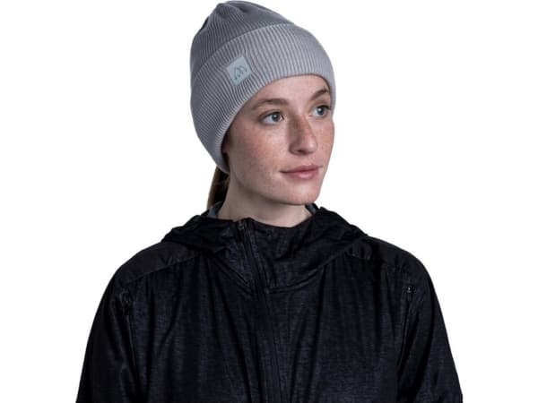 Buff Buff Crossknit Beanie 1264839331000 grå