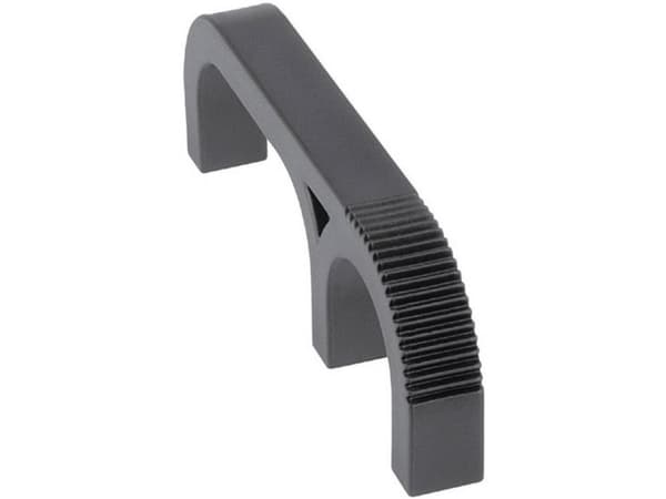 Mentor 3210.3003 Fingerhåndtag Sort (L x B x H) 86 x 9.5 x 27 mm 1 stk