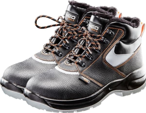 Work ankle boots padded S3 SRC, steel toe cap and insole, size 45