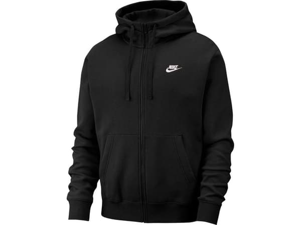 Miesten Nike Club huppari FZ BB musta BV2645 010