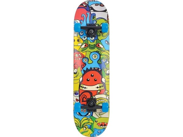 Schildkrot skateboard Schildkrot Slider Monster skateboard, fargerikt 510642