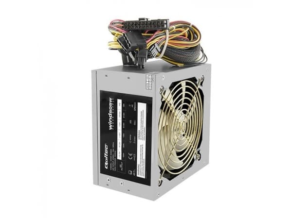 Qoltec Wind - Strømforsyning (intern) - ATX - 505 watt - PFC - grå