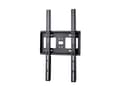 Miniatyrbilde 3 av 5: EDBAK PWB3 Universal Fixed Wall Mount - Monteringssett (veggmontering) - for flatpanel - stål - svart, RAL 9005 - skjermstørrelse: 32"-60" - veggmont