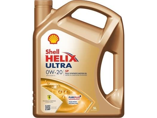 Moottoriöljy SHELL HELIX ULTRA SP 0W-20, 5 L