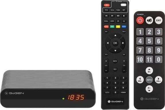 GoGEN TV-tuner Gogen DVB 143 T2 Senior DVB-T/T2 TV-tuner