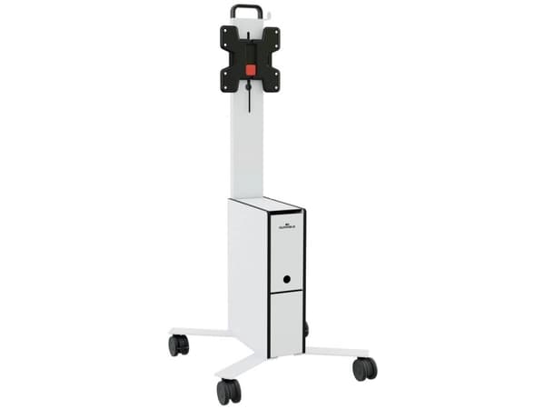 Durable COWORKSATION® TV-rullevogn Kan indstilles i højden 48,3 cm (19) - 109,2 cm (43) Højdeindstilling