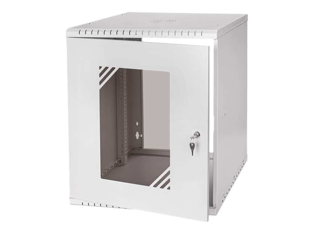 Netrack ECO-Line - Skåp - väggmonterbart - grått, RAL 7035 - 12U - 19"