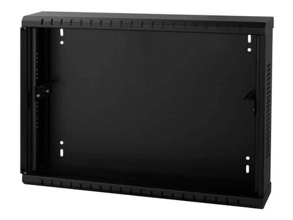 Netrack V-Line - Skåp - väggmontering - svart, RAL 9005 - 2U - 19"