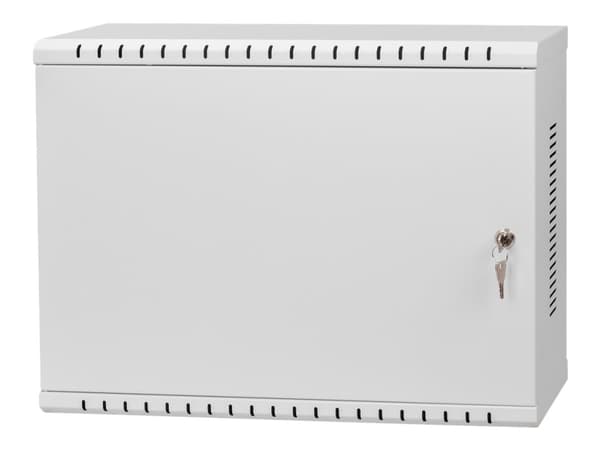 Netrack V-Line - Skåp - väggmontering - grå, RAL 7035 - 3U - 19"