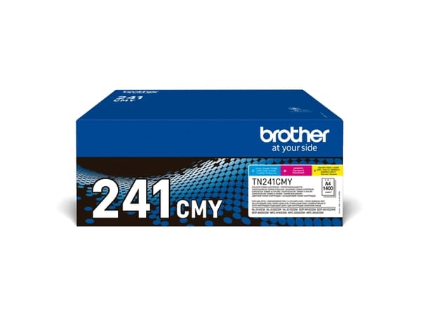 Brother TN241CMY - 3-pack - gul, cyan, magenta - original - tonerpatron - for Brother DCP-9015, DCP-9020, HL-3140, HL-3150, HL-3170, MFC-9140, MFC-93