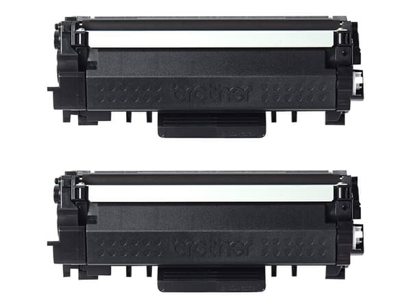 Brother TN2420 TWIN - 2-pack - Høy ytelse - svart - original - tonerpatron - for Brother DCP-L2510, L2530, L2537, L2550, HL-L2350, L2370, L2375, MFC-