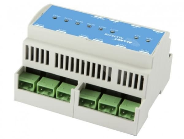 ALLNET ALL3527B, Blå, Hvit, 12 V, 250 V, 10 A