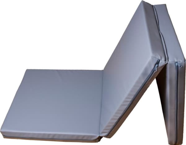 BenchK 3-delt gymnastikkmadrass T25 180 cm x 60 cm x 8 cm grå