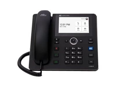 AudioCodes C455HD, IP Phone, Musta, Johdollinen puhelin, Android, SIP-tiedot, 8 linjat