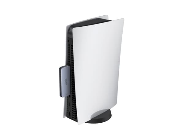Unitek SolidForce - Lagringspakning - M.2 - M.2 NVMe-kortti / PCIe 4.0 (NVMe) - USB 3.2 (Gen 2) - avaruudenharmaa - Sony PlayStation 5:lle