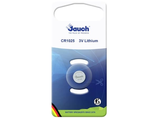 Jauch Quartz Knapcellebatteri CR 1025 Lithium 30 mAh 3 V 1 stk