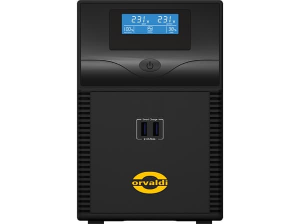Orvaldi ID1K5CH, Linje-Interactive, 1,5 kVA, 900 W, Pseudo sine, 220 V, 240 V
