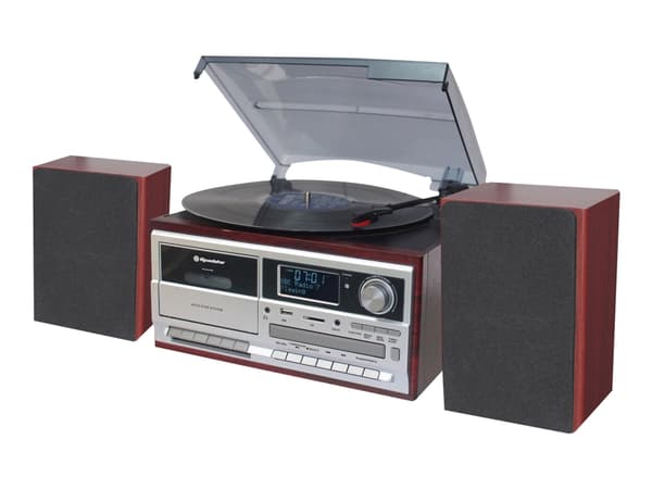 Roadstar HIF-8892D+BT - Lydsystem - 2 x 4 watt - kirsebærtre Kirsebær (frukt)